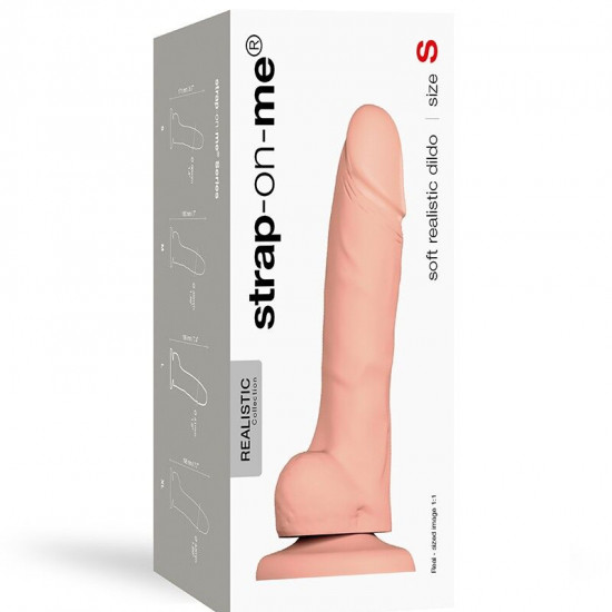 Реалістичний фалоімітатор Strap-On-Me SOFT REALISTIC DILDO Vanilla - Size S Реалістичний фалоімітатор Strap-On-Me SOFT REALISTIC DILDO Vanilla - Size S