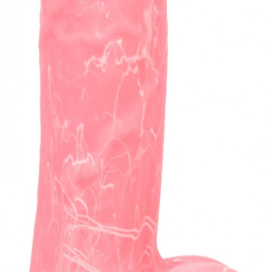 Фалоімітатор, що світиться у темряві, ADDICTION - BRANDON - 7.5 "- PINK G.I.D. / W PB, 19 см, силіко Фалоімітатор, що світиться у темряві, ADDICTION - BRANDON - 7.5 "- PINK G.I.D. / W PB, 19 см, силіко
