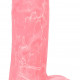 Фалоімітатор, що світиться у темряві, ADDICTION - BRANDON - 7.5 "- PINK G.I.D. / W PB, 19 см, силіко Фалоімітатор, що світиться у темряві, ADDICTION - BRANDON - 7.5 "- PINK G.I.D. / W PB, 19 см, силіко