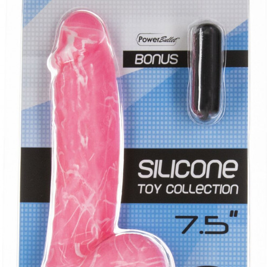 Фалоімітатор, що світиться у темряві, ADDICTION - BRANDON - 7.5 "- PINK G.I.D. / W PB, 19 см, силіко Фалоімітатор, що світиться у темряві, ADDICTION - BRANDON - 7.5 "- PINK G.I.D. / W PB, 19 см, силіко