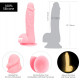 Фалоімітатор, що світиться у темряві, ADDICTION - BRANDON - 7.5 "- PINK G.I.D. / W PB, 19 см, силіко Фалоімітатор, що світиться у темряві, ADDICTION - BRANDON - 7.5 "- PINK G.I.D. / W PB, 19 см, силіко