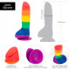 Райдужний фалоімітатор ADDICTION - JUSTIN - 8 "- RAINBOW, 20,3 см, силікон, вібропуля в подарунок Райдужний фалоімітатор ADDICTION - JUSTIN - 8 "- RAINBOW, 20,3 см, силікон, вібропуля в подарунок