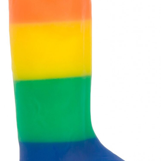 Райдужний фалоімітатор ADDICTION - JUSTIN - 8 "- RAINBOW, 20,3 см, силікон, вібропуля в подарунок Райдужний фалоімітатор ADDICTION - JUSTIN - 8 "- RAINBOW, 20,3 см, силікон, вібропуля в подарунок