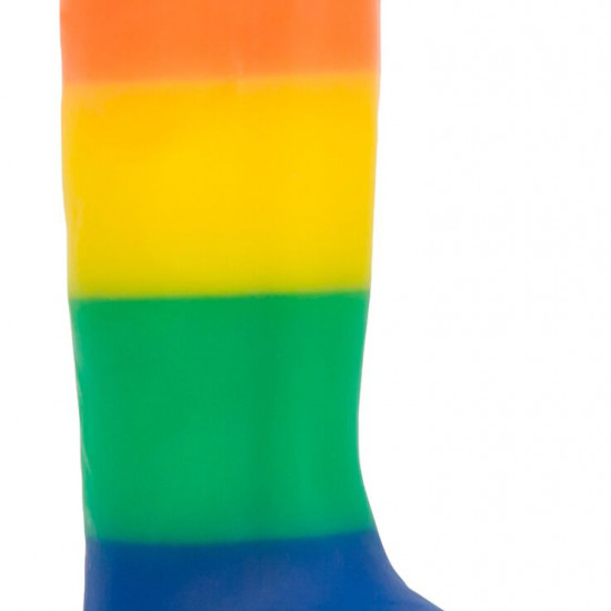 Райдужний фалоімітатор ADDICTION - JUSTIN - 8 "- RAINBOW, 20,3 см, силікон, вібропуля в подарунок Райдужний фалоімітатор ADDICTION - JUSTIN - 8 "- RAINBOW, 20,3 см, силікон, вібропуля в подарунок