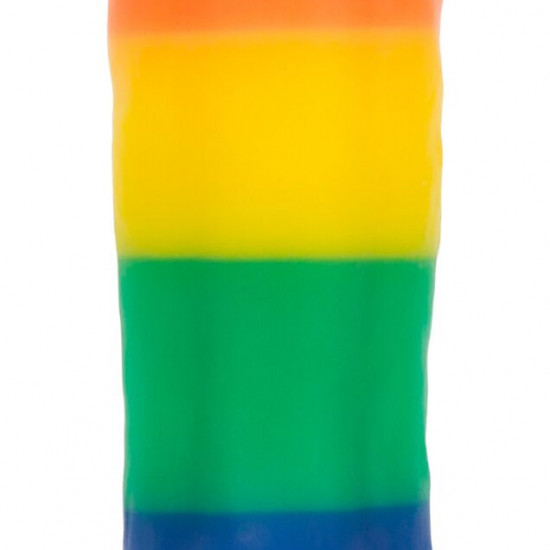 Райдужний фалоімітатор ADDICTION - JUSTIN - 8 "- RAINBOW, 20,3 см, силікон, вібропуля в подарунок Райдужний фалоімітатор ADDICTION - JUSTIN - 8 "- RAINBOW, 20,3 см, силікон, вібропуля в подарунок