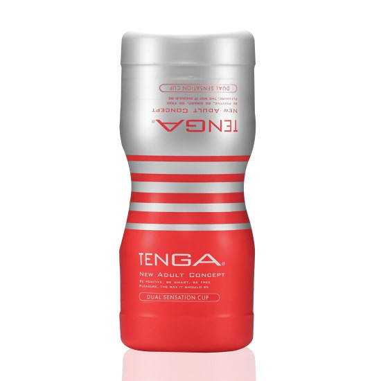 Мастурбатор Tenga Dual Sensation Cup двосторонній, із двома незалежними каналами Мастурбатор Tenga Dual Sensation Cup двосторонній, із двома незалежними каналами