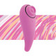 Пульсатор для клітора плюс вібратор FeelzToys - FemmeGasm Tapping & Tickling Vibrator Pink Пульсатор для клітора плюс вібратор FeelzToys - FemmeGasm Tapping & Tickling Vibrator Pink