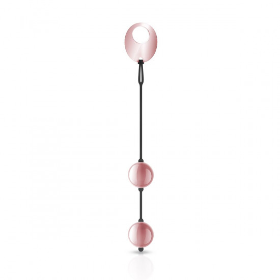 Металеві вагінальні кульки Rosy Gold — Nouveau Kegel Balls, вага 376 г, діаметр 2,8 см Металеві вагінальні кульки Rosy Gold — Nouveau Kegel Balls, вага 376 г, діаметр 2,8 см