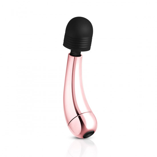 Мінівібромасажер Rosy Gold — Nouveau Mini Curve Massager Мінівібромасажер Rosy Gold — Nouveau Mini Curve Massager