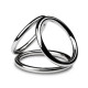 Потрійне ерекційне кільце Sinner Gear Unbendable – Triad Chamber Metal Cock and Ball Ring – Large Потрійне ерекційне кільце Sinner Gear Unbendable – Triad Chamber Metal Cock and Ball Ring – Large