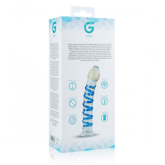 Скляний ділдо Gildo Glass Dildo No.1 Скляний ділдо Gildo Glass Dildo No.1