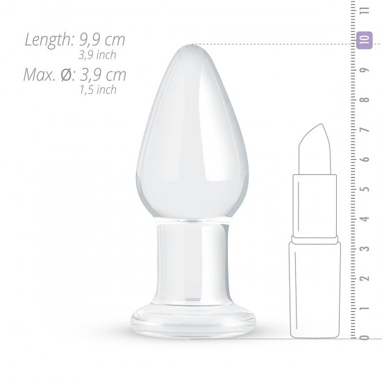 Скляна анальна пробка Gildo Glass Buttplug No. 24 Скляна анальна пробка Gildo Glass Buttplug No. 24