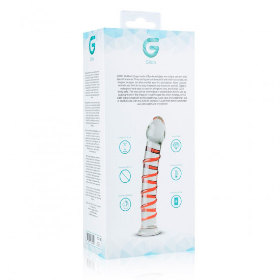 Скляний ділдо Gildo Glass Dildo No.15 Скляний ділдо Gildo Glass Dildo No.15