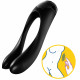 Вібратор на палець Satisfyer Candy Cane Black Вібратор на палець Satisfyer Candy Cane Black