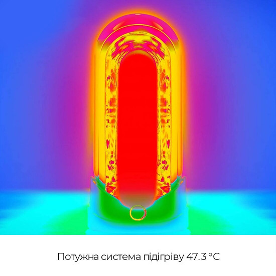 Набір мастурбатора із нагрівачем Tenga Flip Zero Red + Flip Warmer Набір мастурбатора із нагрівачем Tenga Flip Zero Red + Flip Warmer