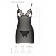Сорочка з вирізами на грудях + стрінги LOVELIA CHEMISE black L/XL - Passion Сорочка з вирізами на грудях + стрінги LOVELIA CHEMISE black L/XL - Passion