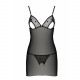 Сорочка з вирізами на грудях + стрінги LOVELIA CHEMISE black S/M - Passion Сорочка з вирізами на грудях + стрінги LOVELIA CHEMISE black S/M - Passion