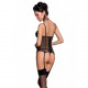 Корсет з підв'язками + стрінги LOVELIA CORSET black XXL/XXXL - Passion Корсет з підв'язками + стрінги LOVELIA CORSET black XXL/XXXL - Passion