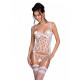 Корсет з підв'язками + стрінги LOVELIA CORSET white S/M - Passion Корсет з підв'язками + стрінги LOVELIA CORSET white S/M - Passion