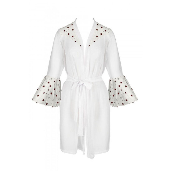 Повітряний пеньюар LOVELIA PEIGNOIR white XXL/XXXL - Passion Повітряний пеньюар LOVELIA PEIGNOIR white XXL/XXXL - Passion