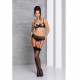 Сексуальний комплект з поясом для панчіх LOVELIA SET black L/XL - Passion Сексуальний комплект з поясом для панчіх LOVELIA SET black L/XL - Passion