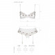Сексуальний комплект з поясом для панчіх LOVELIA SET white L/XL - Passion Сексуальний комплект з поясом для панчіх LOVELIA SET white L/XL - Passion