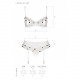 Сексуальний комплект з поясом для панчіх LOVELIA SET white S/M - Passion Сексуальний комплект з поясом для панчіх LOVELIA SET white S/M - Passion