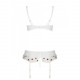 Сексуальний комплект з поясом для панчіх LOVELIA SET white XXL/XXXL - Passion Сексуальний комплект з поясом для панчіх LOVELIA SET white XXL/XXXL - Passion
