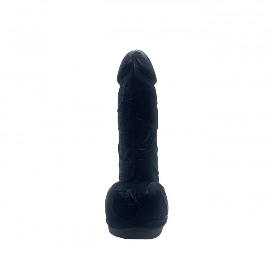 Крафтовое мыло-член с присоской Чистий Кайф Black size S натуральное