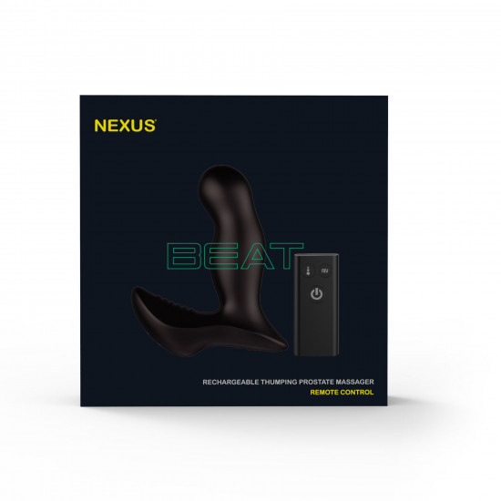 Масажер простати Nexus Beat з пульсуючою перлиною і вібрацією Масажер простати Nexus Beat з пульсуючою перлиною і вібрацією