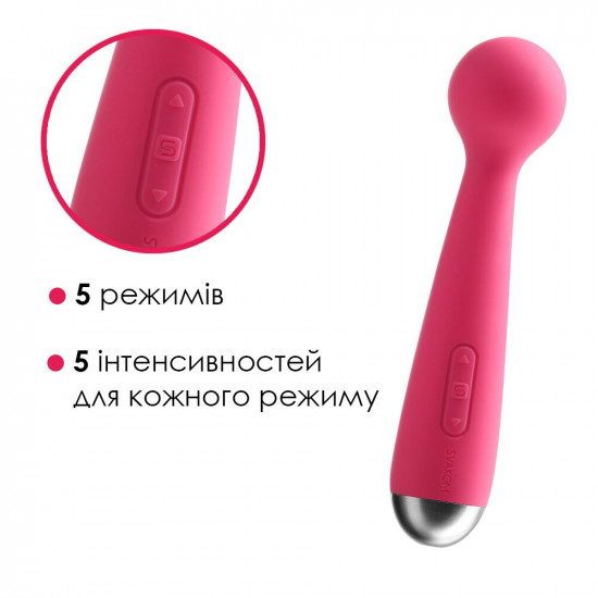 Вібромасажер з інтелектуальним режимом Svakom Mini Emma Plum Red Вібромасажер з інтелектуальним режимом Svakom Mini Emma Plum Red