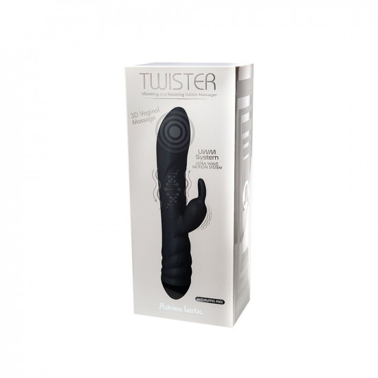 Вібратор-кролик зі спіральним 3D-масажем Adrien Lastic Twister Вібратор-кролик зі спіральним 3D-масажем Adrien Lastic Twister