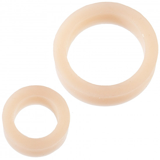 Набір ерекційних кілець Doc Johnson Platinum Premium Silicone — The C-Rings — White Набір ерекційних кілець Doc Johnson Platinum Premium Silicone — The C-Rings — White