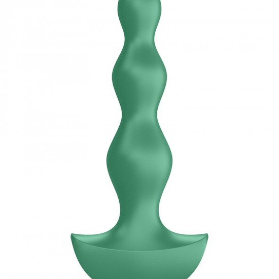 Анальный стимулятор-бусины с двумя моторами Satisfyer Lolli-Plug 2 Green