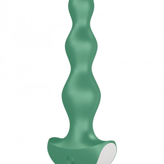 Анальный стимулятор-бусины с двумя моторами Satisfyer Lolli-Plug 2 Green