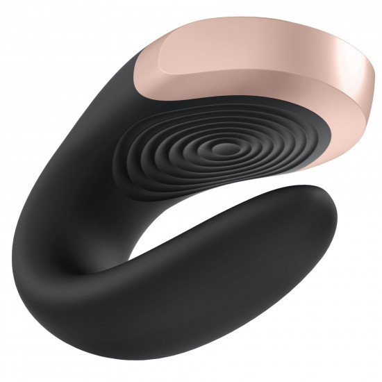 Смарт-вібратор для пар Satisfyer Double Love (Black) Смарт-вібратор для пар Satisfyer Double Love (Black)