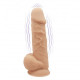 Фалоімітатор з вібрацією SilexD Norman Vibro Flesh (MODEL 1 size 8,5in), двошаровий, діаметр 5 см Фалоімітатор з вібрацією SilexD Norman Vibro Flesh (MODEL 1 size 8,5in), двошаровий, діаметр 5 см
