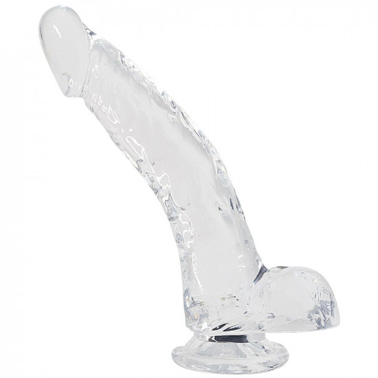 Прозорий фалоімітатор Alive Jelly Dildo Stallion, ТПЕ, присоска, діаметр 3,5 см, довжина 22 см Прозорий фалоімітатор Alive Jelly Dildo Stallion, ТПЕ, присоска, діаметр 3,5 см, довжина 22 см