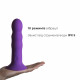 Двошаровий ділдо з вібрацією Adrien Lastic Hitsens 3 Purple, відмінно для страпона, діаметр 4 см, до Двошаровий ділдо з вібрацією Adrien Lastic Hitsens 3 Purple, відмінно для страпона, діаметр 4 см, до