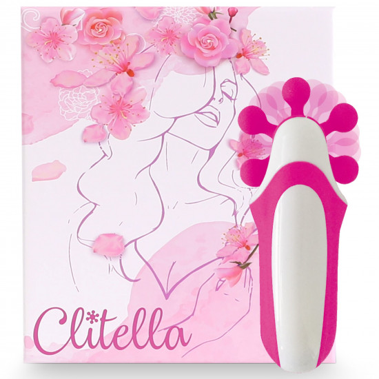 Стимулятор з імітацією оральних ласк FeelzToys - Clitella Oral Clitoral Stimulator Pink Стимулятор з імітацією оральних ласк FeelzToys - Clitella Oral Clitoral Stimulator Pink