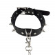 Нашийник з шипами та повідцем Art of Sex - Collar Spikes and Leash Нашийник з шипами та повідцем Art of Sex - Collar Spikes and Leash
