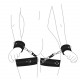 Набір для фіксації Art of Sex - Stronger Soft touch Hard Black Набір для фіксації Art of Sex - Stronger Soft touch Hard Black