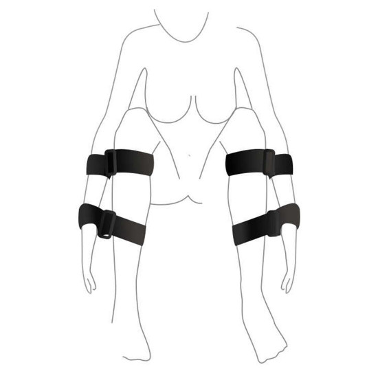 Набір для фіксації Art of Sex - BDSM Hands to feet Simple Набір для фіксації Art of Sex - BDSM Hands to feet Simple
