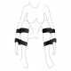 Набір для фіксації Art of Sex - BDSM Hands to feet Simple Набір для фіксації Art of Sex - BDSM Hands to feet Simple
