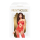Бодістокінг з вирізом на животику Penthouse - Hot Nightfall Red XL Бодістокінг з вирізом на животику Penthouse - Hot Nightfall Red XL
