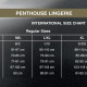 Комплект з прозорим пеньюаром та мініатюрними стрінгами Penthouse - Midnight Mirage Black XL Комплект з прозорим пеньюаром та мініатюрними стрінгами Penthouse - Midnight Mirage Black XL