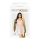 Бебі-дол з ажурним бралетом та асиметричним подолом Penthouse - Naughty Doll White S/M Бебі-дол з ажурним бралетом та асиметричним подолом Penthouse - Naughty Doll White S/M