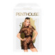 Комплект cукня з баскою, прикрасою та стрінгами Penthouse - Poison Cookie Black L/XL Комплект cукня з баскою, прикрасою та стрінгами Penthouse - Poison Cookie Black L/XL