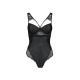 Боді з еко-шкіри та мережива Loona Body black L/XL - Passion Боді з еко-шкіри та мережива Loona Body black L/XL - Passion