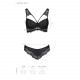 Комплект з еко-шкіри та мережива Loona Set black XXL/XXXL - Passion, бра і трусики Комплект з еко-шкіри та мережива Loona Set black XXL/XXXL - Passion, бра і трусики